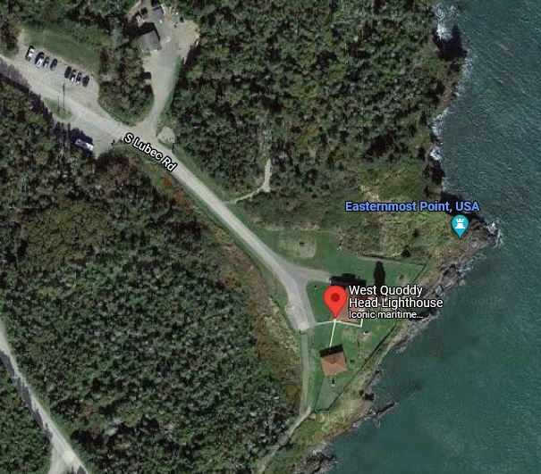 west quoddy head, maine, lighthouse, virtual hike, easternmost point