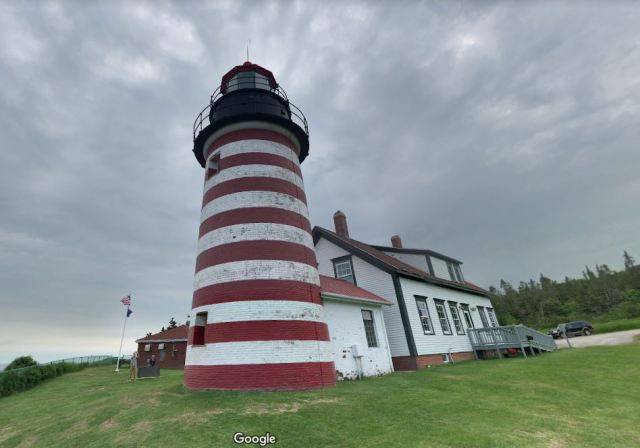 west quoddy head, maine, lighthouse, virtual hike, easternmost point