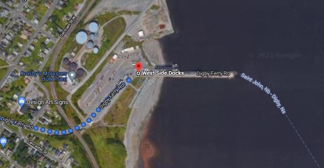 West Side Docks, New Brunswick, St. John, Bay of Fundy, Virtual Hike
