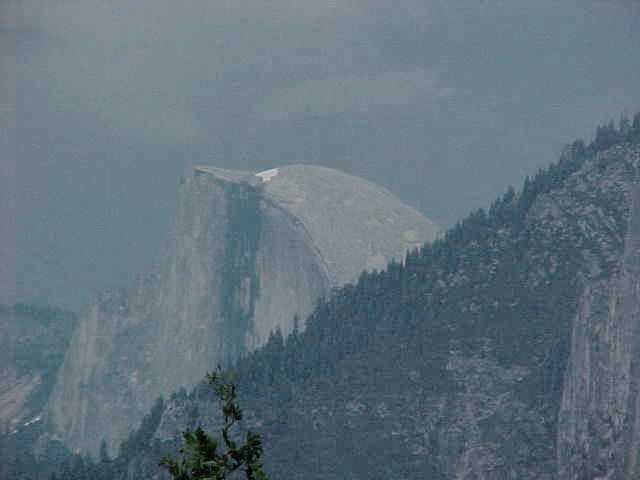 Yosemite, national park, half dome, early digital