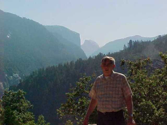 Yosemite, national park, half dome, early digital