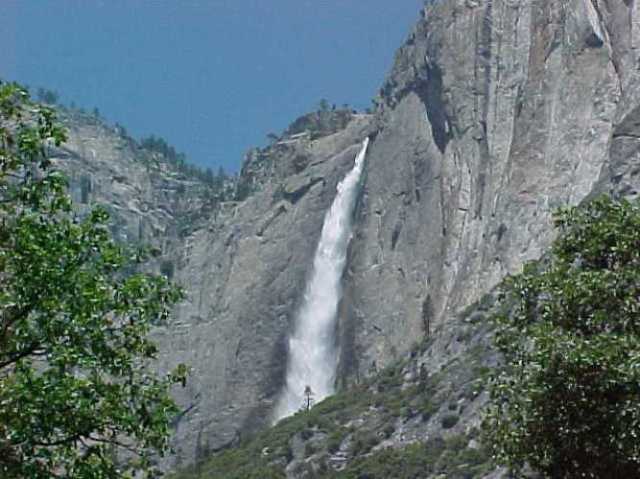 Yosemite, national park, half dome, early digital