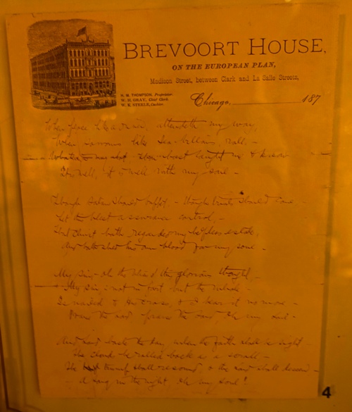 It is well with my soul, horatio spafford, American Colony