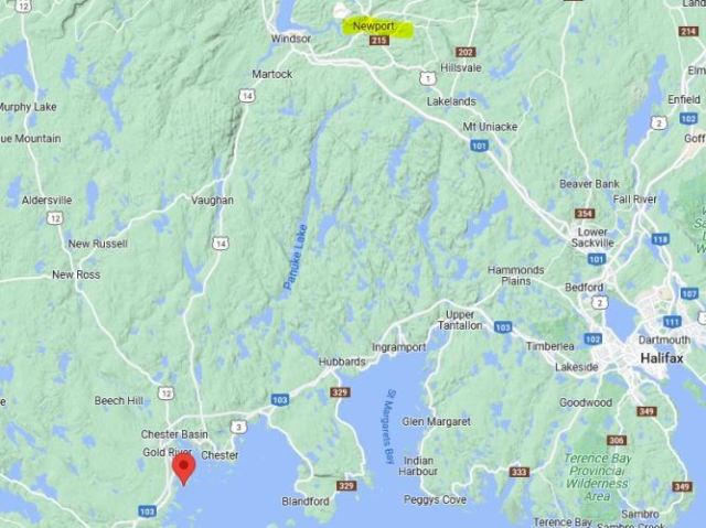 newport, nova scotia, oak island, chapman, sanger, virtual hike