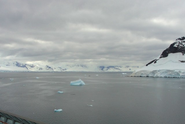 Paradise Bay Antarctica, icebergs, cruise, ship, furthest south, peaceful