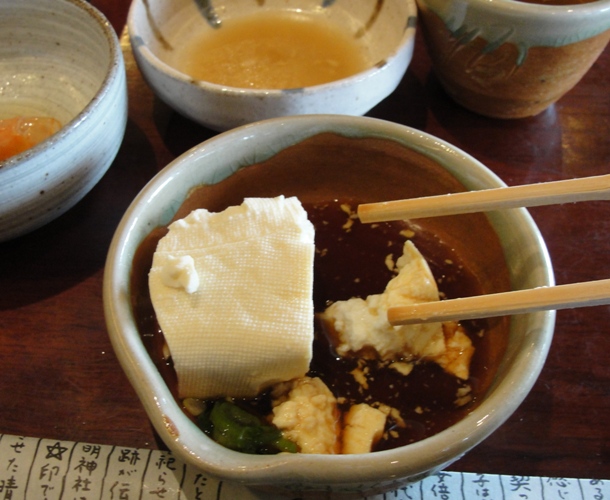 tofu restaurant, kyoto, japan, tofu, lunch