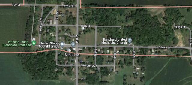 blanchard, iowa, missouri, braman, beck, cemetery