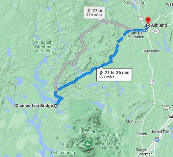 virtual hike, ashland maine, chamberlain Bridge maine, wilderness, dirt roads, back roads