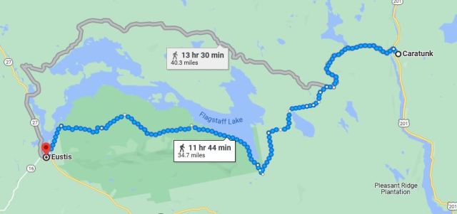 virtual hike, caratunk, eustis, maine, bigelow preserve, appalachian trail