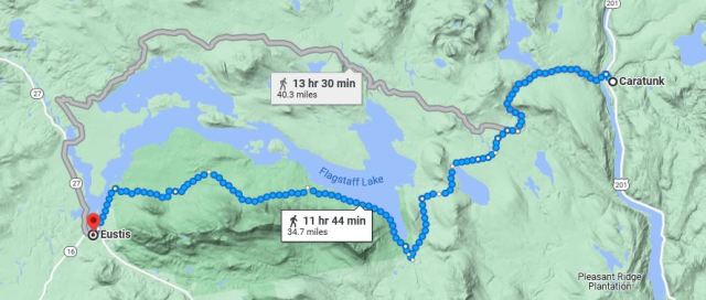 virtual hike, caratunk, eustis, maine, bigelow preserve, appalachian trail