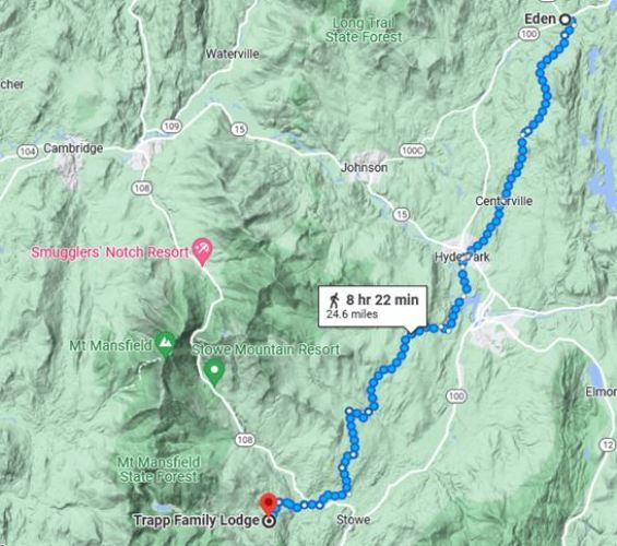 Trapp Family Resort, Stowe Vermont, Green Mountains, virtual hike, covered bridge, barn