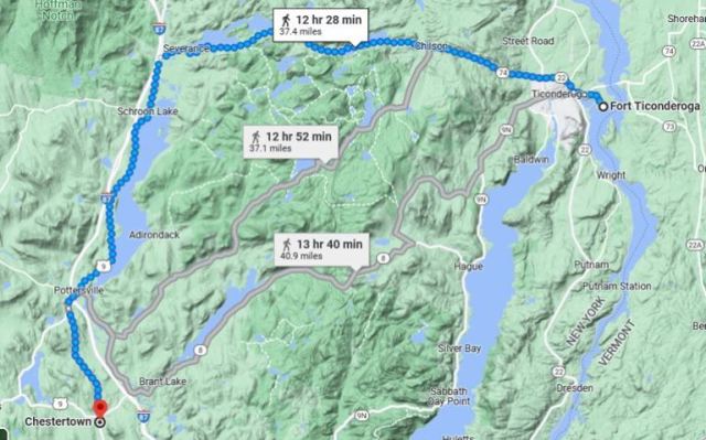 virtual hike, chestertown NY, adirondack mountains, lake schroon, wilderness