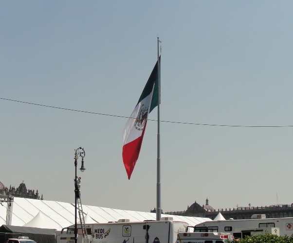 Mexican Flag, Día de la Bandera, flag day, mexico city, flags