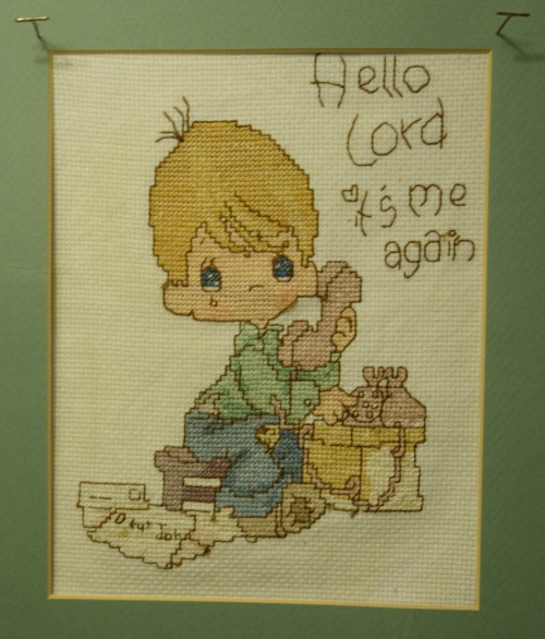 family art, rose, eagle, alligator, precious moments