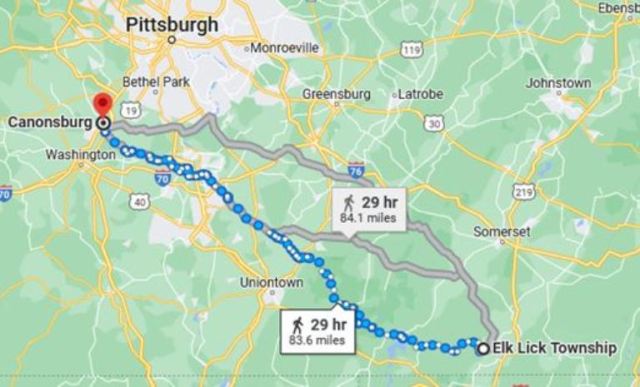 canonsburg, log cabin school, John mcmillan, presbyterian church, Chartiers