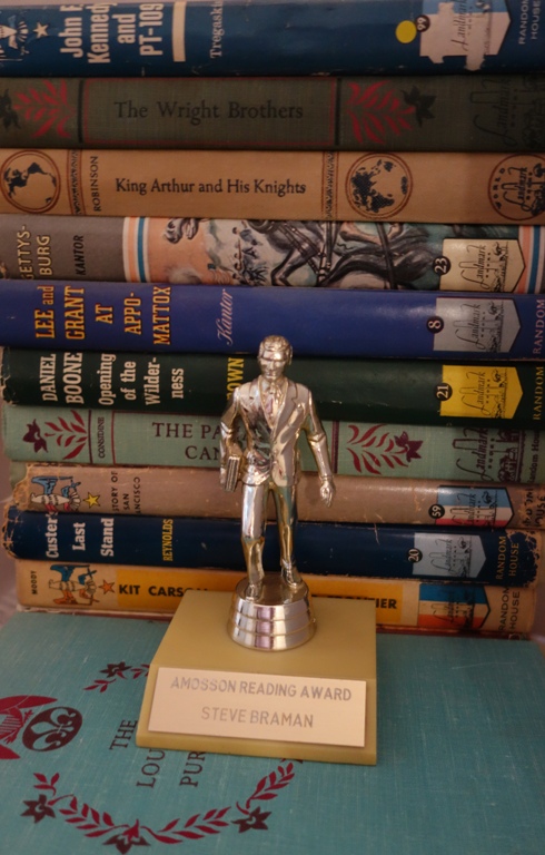 Orville J. Amosson, Reading award, Ottumwa Iowa, reading, trophy