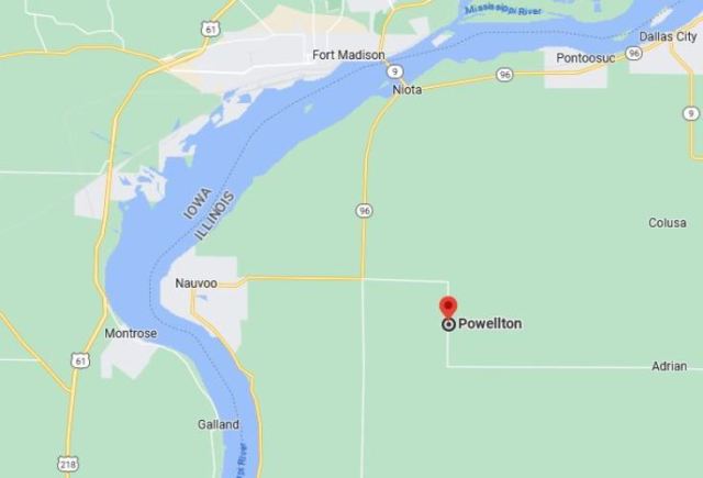 Powellton, Illinois, Postmaster, Lorenzo Dow Cochran