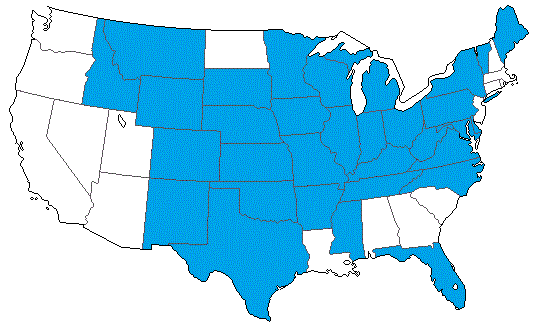 Amish, States, Amish Population, 