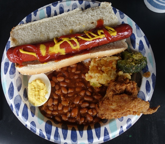 Potluck, food, favorite foods, outside