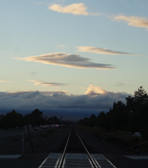 clouds, central valley, sunset, park, rain clouds