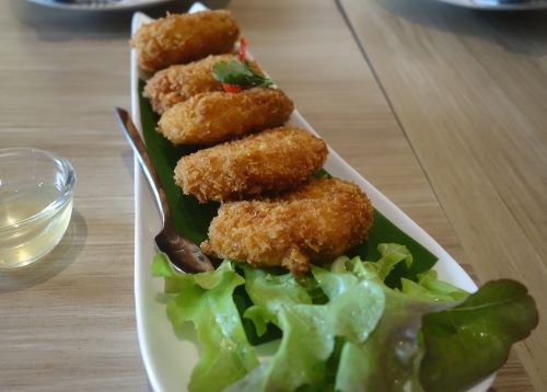 Thai food, Bangkok, lunch, soup, watermelon, fish, chicken