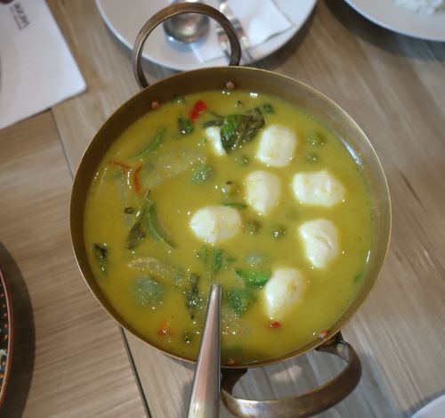 Thai food, Bangkok, lunch, soup, watermelon, fish, chicken