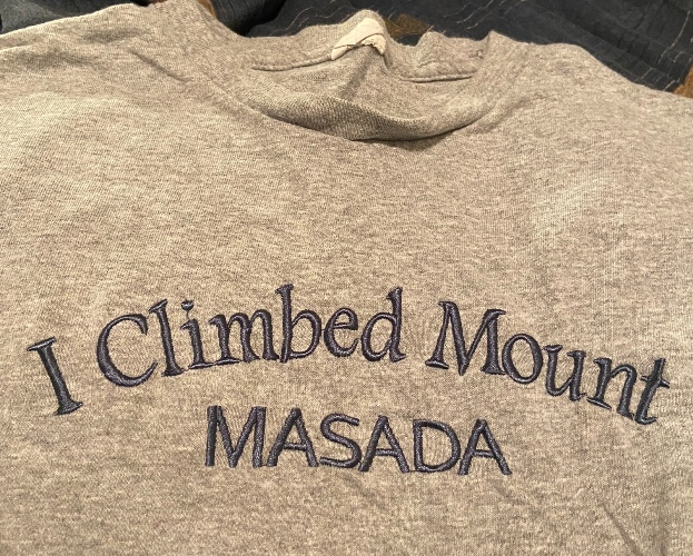 Israel, masada, t-shirt, cable car, climbing