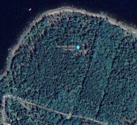 Curse of Oak Island, mystery, curse, oak island, Google Maps, Island locations