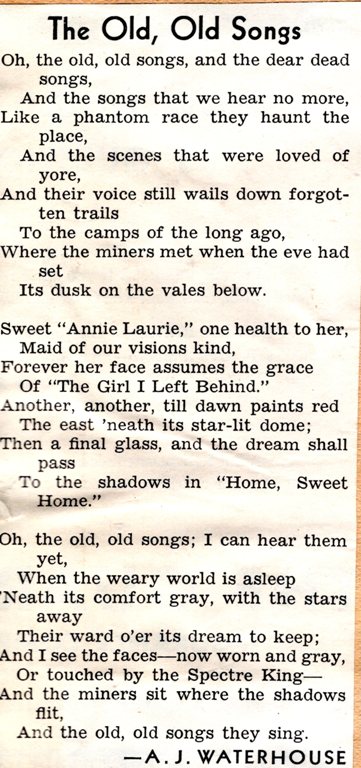 singing poems, scrapbook, songs