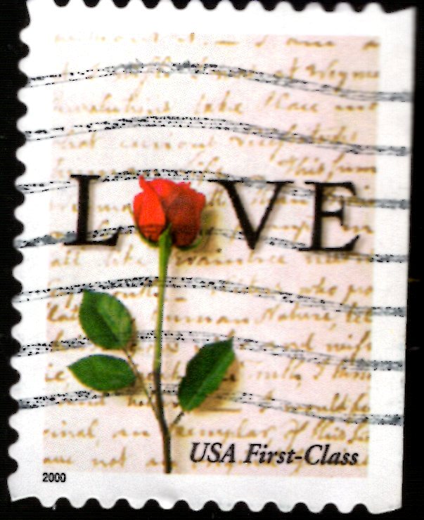 Love Stamps, Love Cancelled, Cancelled Stamps, Stamp Collecting, Valentine's Day
